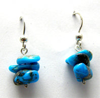 ナチュラルキングマンのビーズピアス